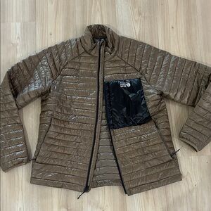 Mountain Hardwear - Packable Puffer Jacket - Brown with Black Pocket